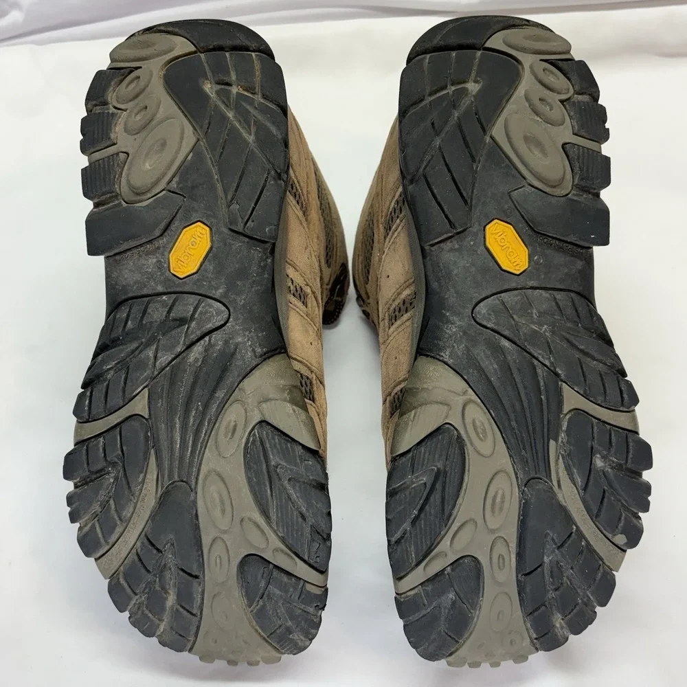 Merrell Moab 3 Mid Waterproof Hiking Boots Men's Size US 10.5 Earth Brown J06051